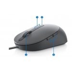Dell Laser Wired Mouse MS3220 - Titan Gray 